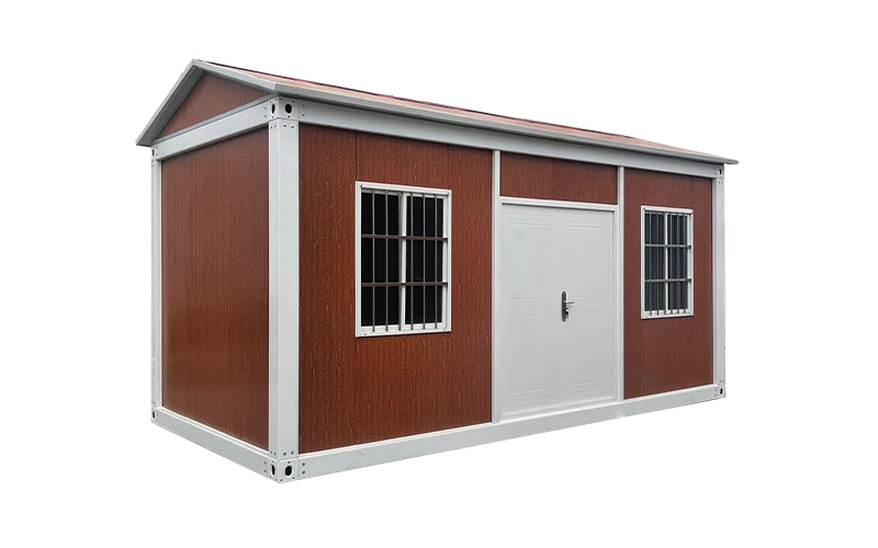 Wood grain version with roof
